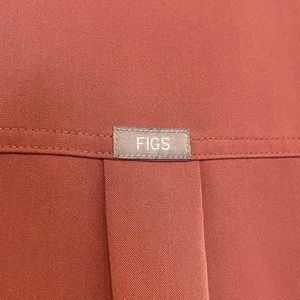 Figs Mauve Rafaela scrub top size L
